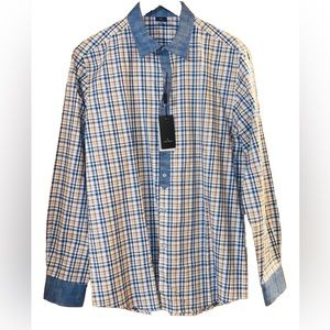New Saint Angelo Dress Casual Shirt